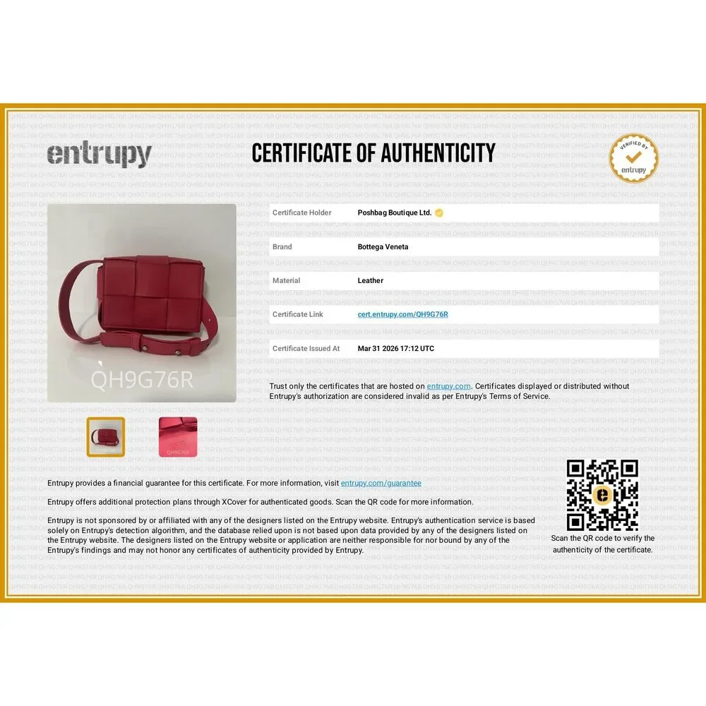 Cassette Candy Mini Intrecciato Leather Crossbody Bag